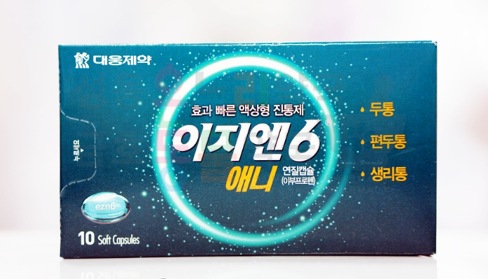 이지엔 6 프로 애니 연질캡슐, 두통·생리통·관절염 통증 완화 효과 탁월