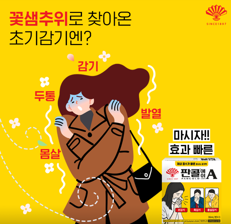 판콜에스 vs 판콜에이, 감기와 알레르기성 비염 증상 완화에 효과적인 종합감기약, 차이점은?